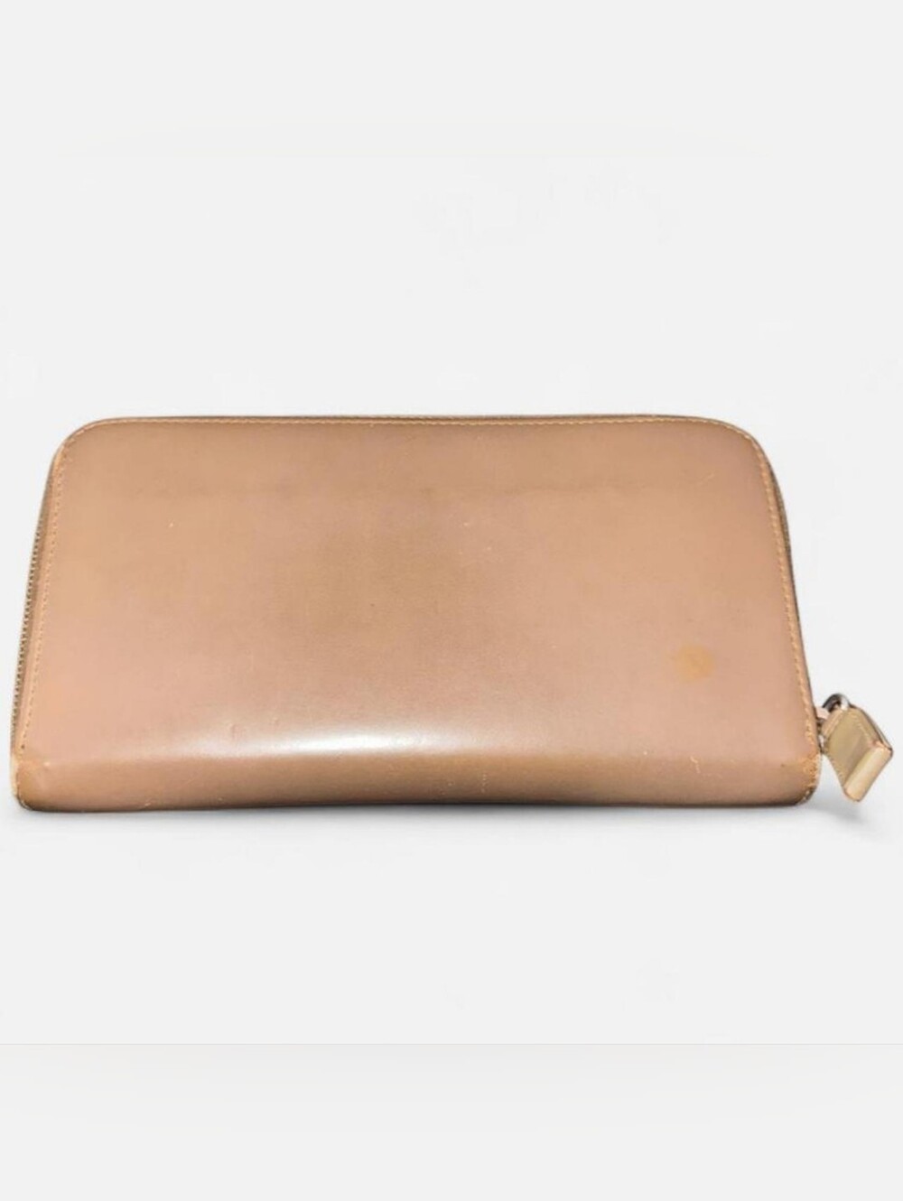 Prada Brown Leather Zip-Around Wallet - Picture 2 of 8
